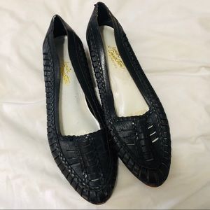 Vintage black flats